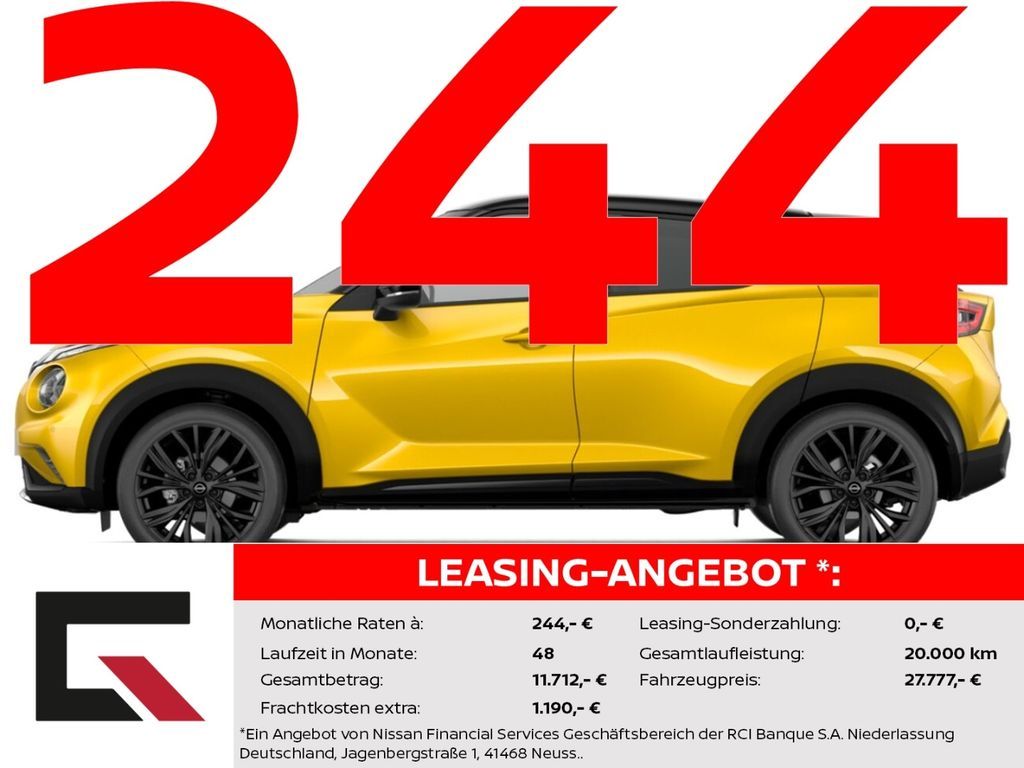 Nissan Juke N-SPORT Automatik 143PS Winter/Bose/Tech/36 Leasing