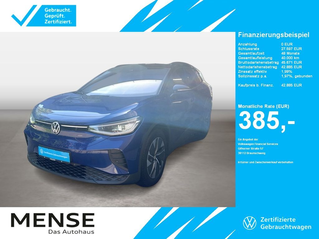 Volkswagen ID.4 Pro electric IQ.Light|Matrix|CarPlay|h/k|HU Leasing