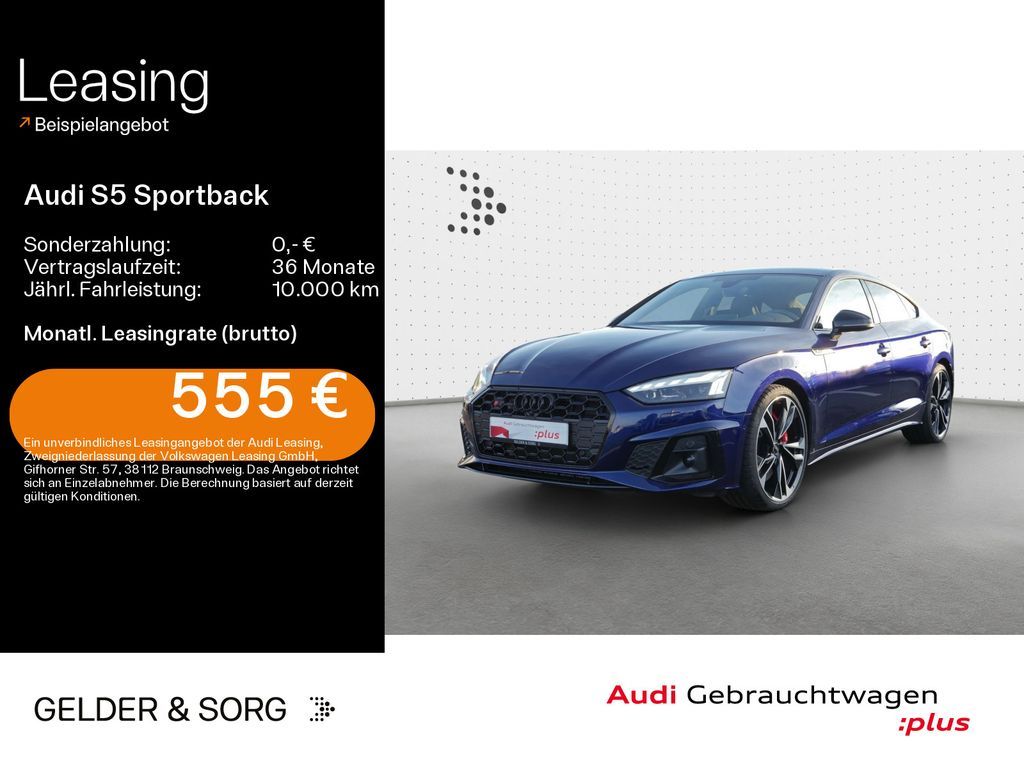 Audi S5 Sportback RFK*Matrix*Navi*GRA*Virtual Leasing