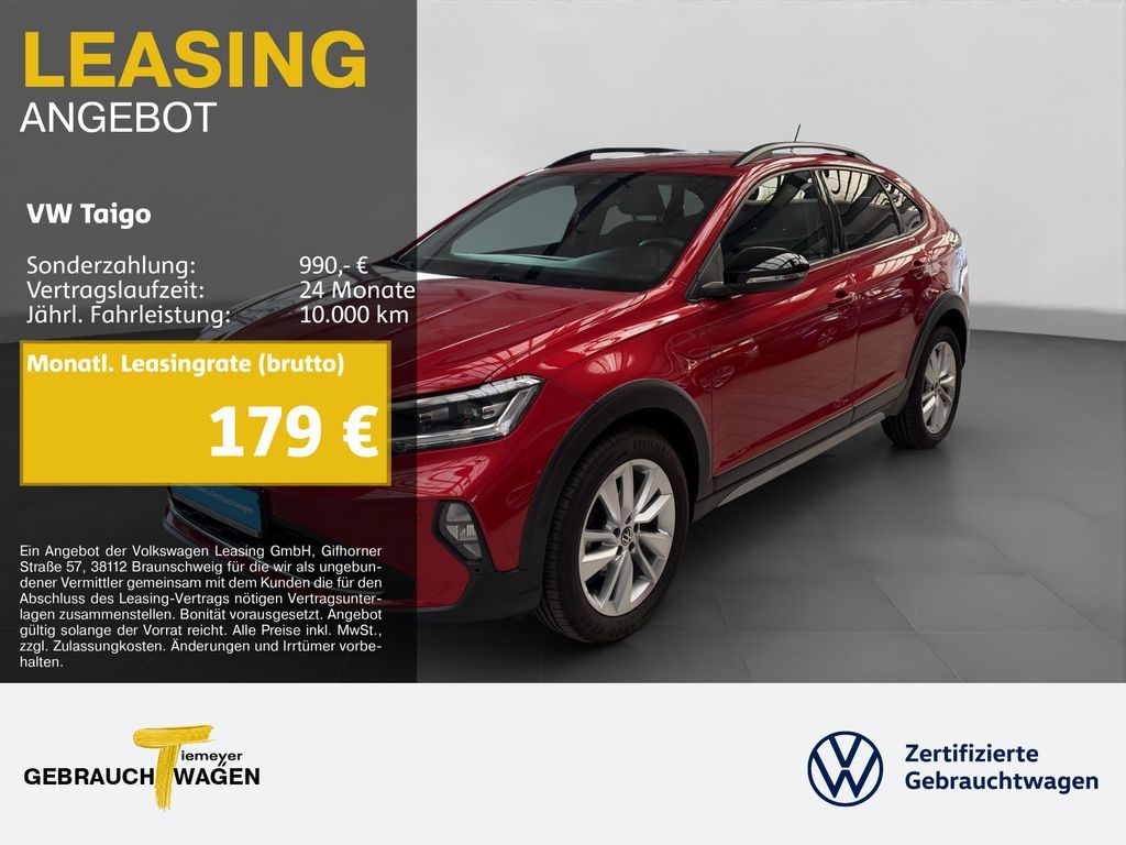 Volkswagen Taigo 1.5 TSI DSG MOVE MATRIX AHK KAMERA IQ.DRIV Leasing