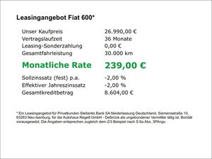Fiat 600 Hybrid Business Edition *Allwetterreifen*Nav