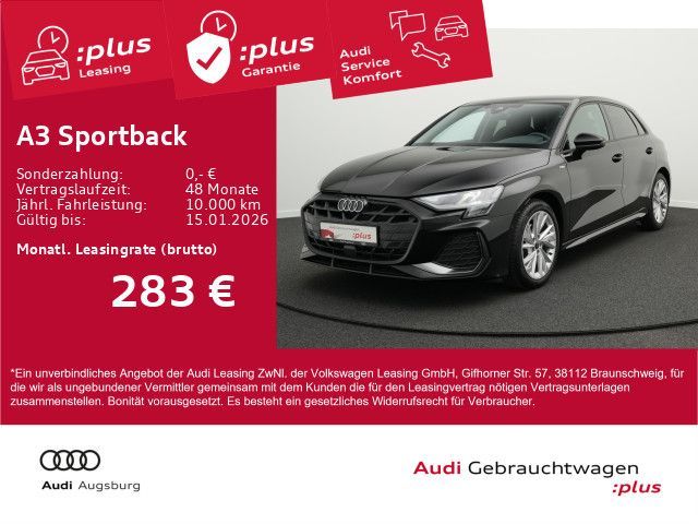 Audi A3 Sportback S line 35 TDI S tr. *KAM*ACC*8fach* Leasing