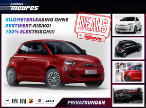 FIAT 500e (RED) Limousine 23,8 kWh !!!KILOMETERLEASING OHNE RESTWERTRISIKO!!! Leasing
