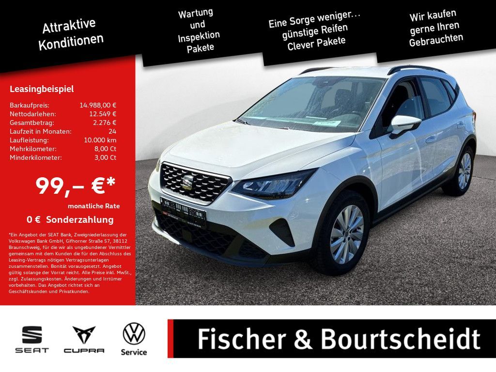 Seat Arona 1.0 TSI Style PDC SHZ W-LAN FACEL. LED Leasing