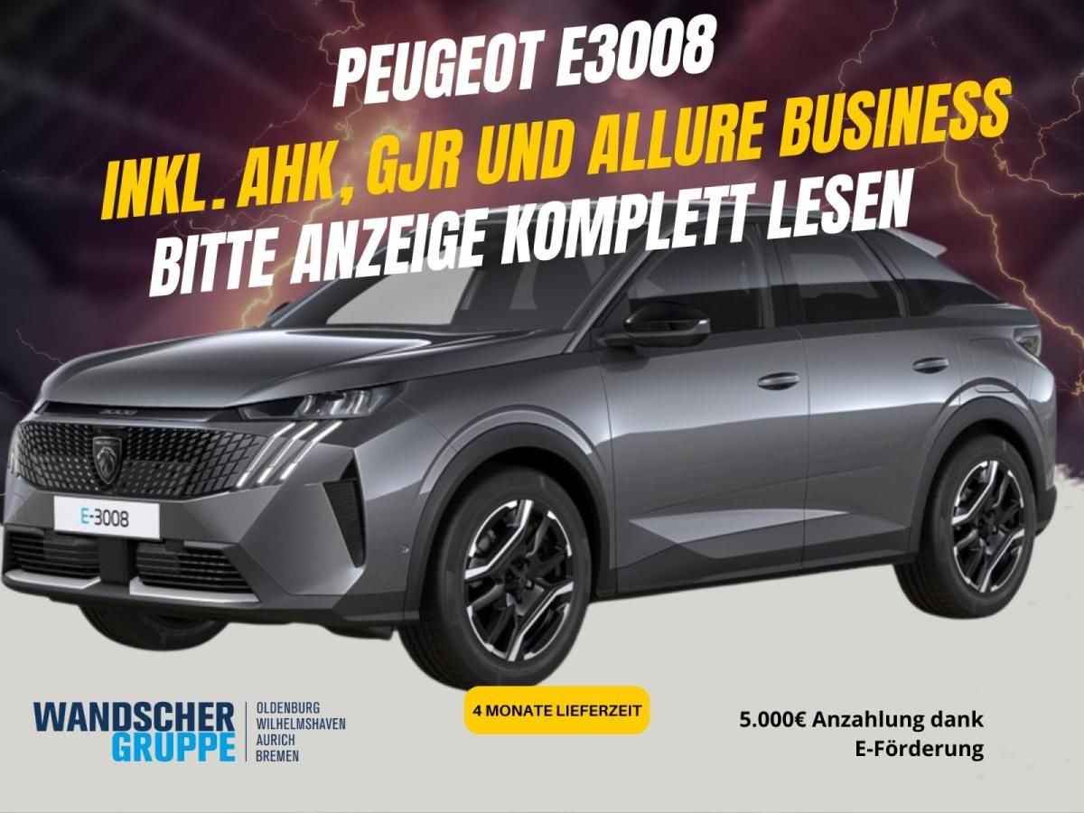 Peugeot 3008 Elektro 210 Allure Business inkl. AHK & GJR 💙 BESTELLFAHRZEUG 💙 Leasing