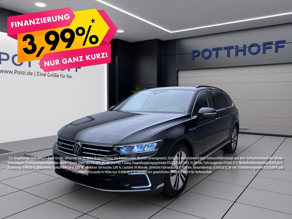 Volkswagen Passat Variant 1.4 TSI eHybrid DSG GTE NAVI KAME Leasing