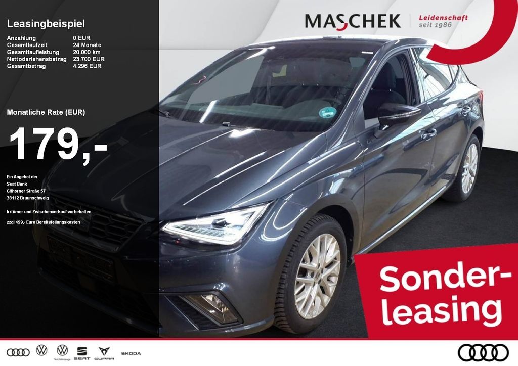 Seat Ibiza FR Sonderleasing DSG Navi RearView Sitzh. Leasing