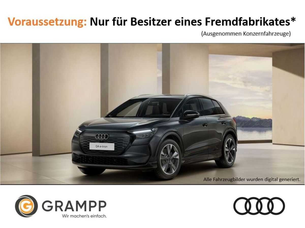 Audi Q4 e-tron 150 kW  0,25% VERSTEUERUNG + 20 ZOLL +LED + NAVI + AHK + TECH + KAMERA + ACC Leasing