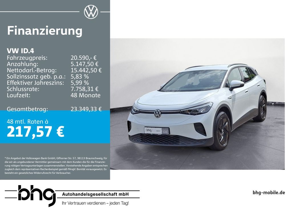 Volkswagen ID.4 Pure electric Leasing