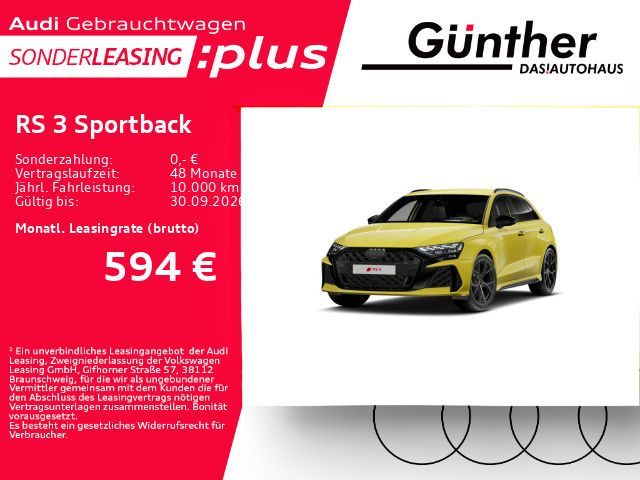 Audi RS 3 Sportback +WINTERRÄDER+SPORTABGAS+HEAD UP+ Leasing