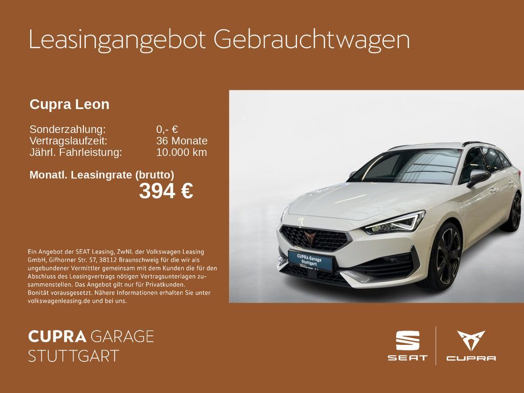 Cupra Leon Sportstourer 1.4 e-HYBRID VZ DSG 180 kW Leasing