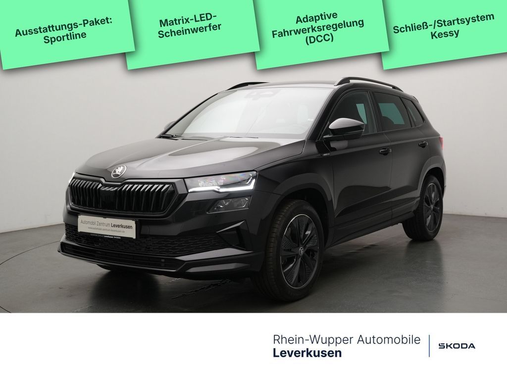 Skoda Karoq DSG 4x4 Sportline MATRIX DCC KAM PDC SHZ Leasing