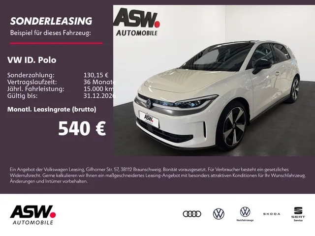 Volkswagen ID. Polo Style 155 kW / 52 kWh AHK 306°-Kamera