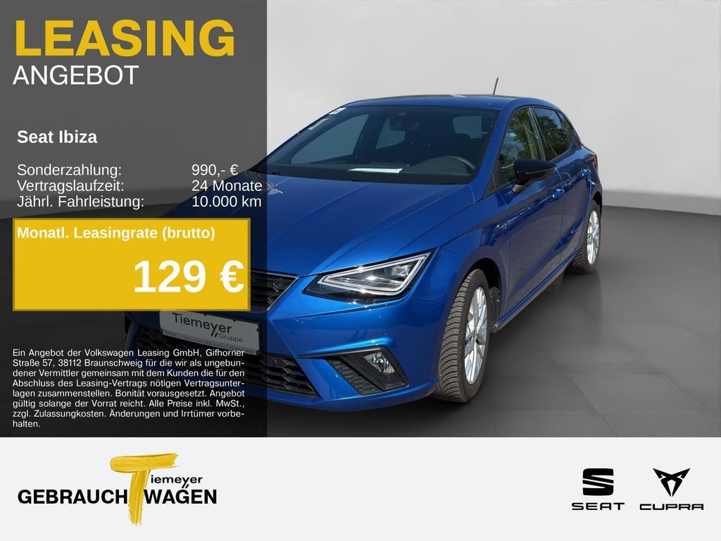 Seat Ibiza 1.0 TSI DSG FR LED NAVI KAMERA ACC Leasing