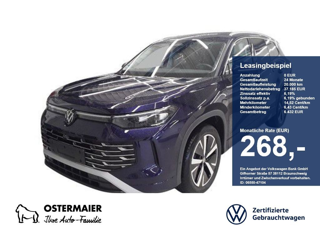 Volkswagen Tayron ELEGANCE 1.5eTSI 150PS DSG ACC.5J-G.AHK.A Leasing