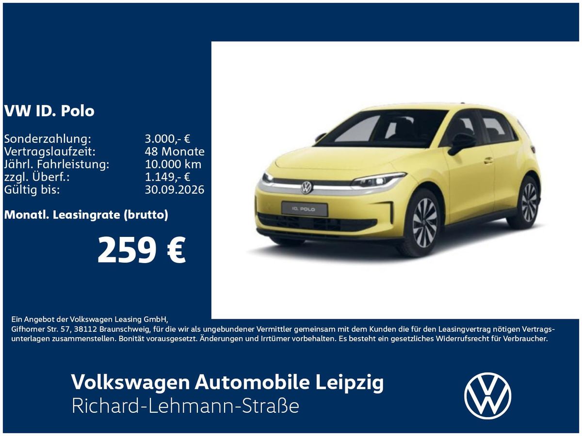 Volkswagen ID.Polo Style 1-Gang-Automatik Leasing