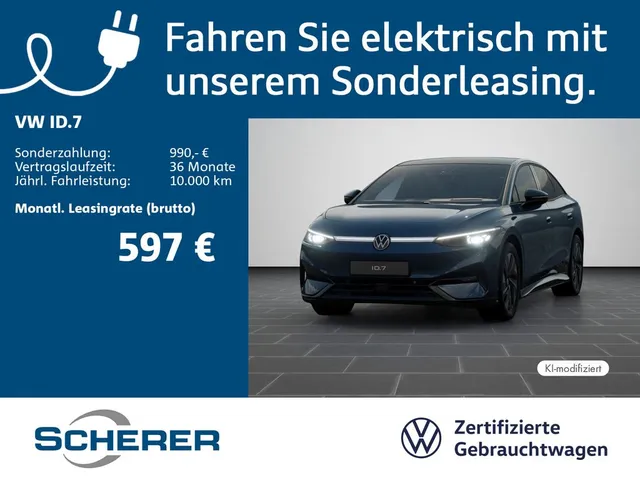 Volkswagen ID.7 82kWh 210kW *Pro* Panorama e-Heckkl. HUD Na