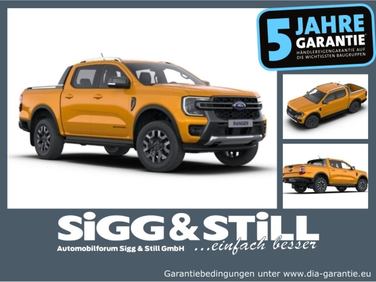 Ford Ranger WILDTRAK 2.3 DoKa PHEV*SOLANGE VORRAT REICHT*NAVI*iACC*360*PDC Leasing