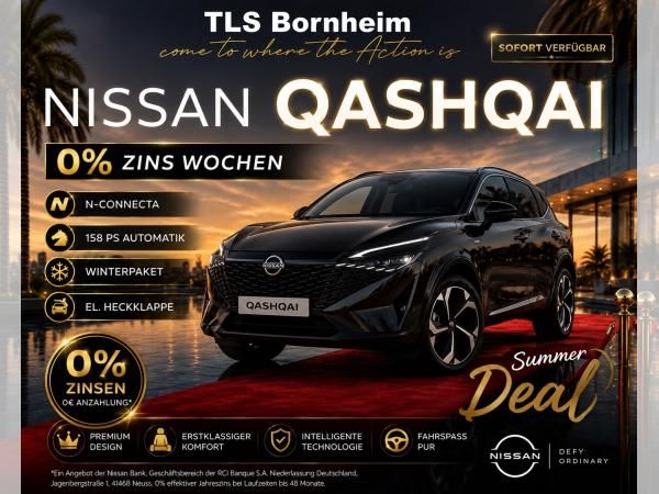 Nissan Qashqai N-CONNECTA *Privatkunden* 158 PS Automatik Winterpaket 360 Grad el. Heckklappe Leasing