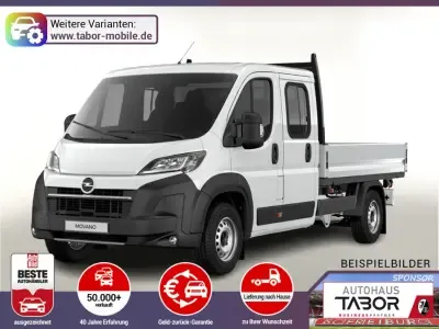Opel Movano Pritsche DoKa 35+ L3 NSW AppleC Kam Leasing