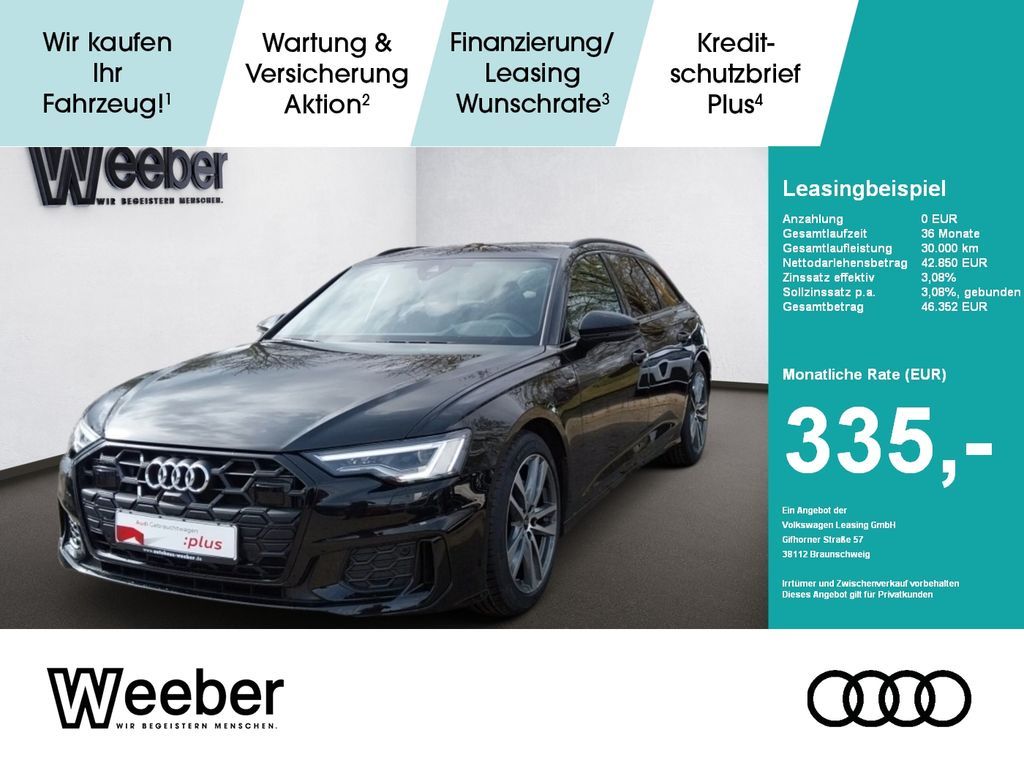 Audi A6 Avant S line *NAVI*HUD*LEDER*MATRIX*19LM*5J G Leasing
