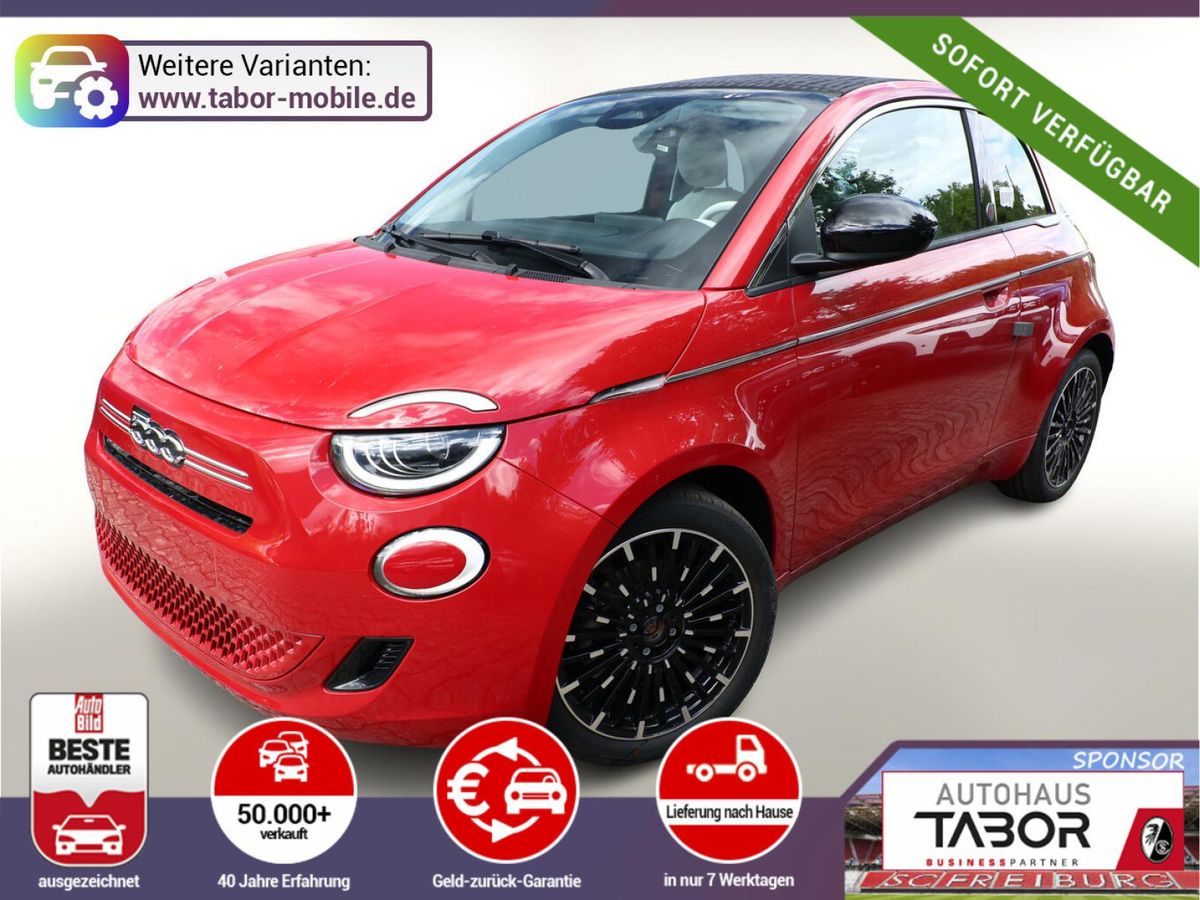Fiat 500 Cabrio La Prima Nav Keyl SHZ 17Z Kam LED Car Leasing