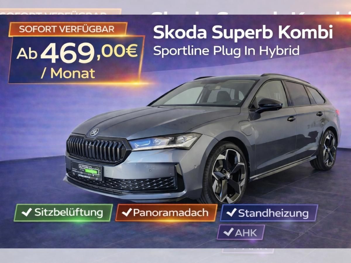 Skoda Superb Plug-In Hybrid Sportline Combi Standhzg|Sitzklima|AHK Leasing