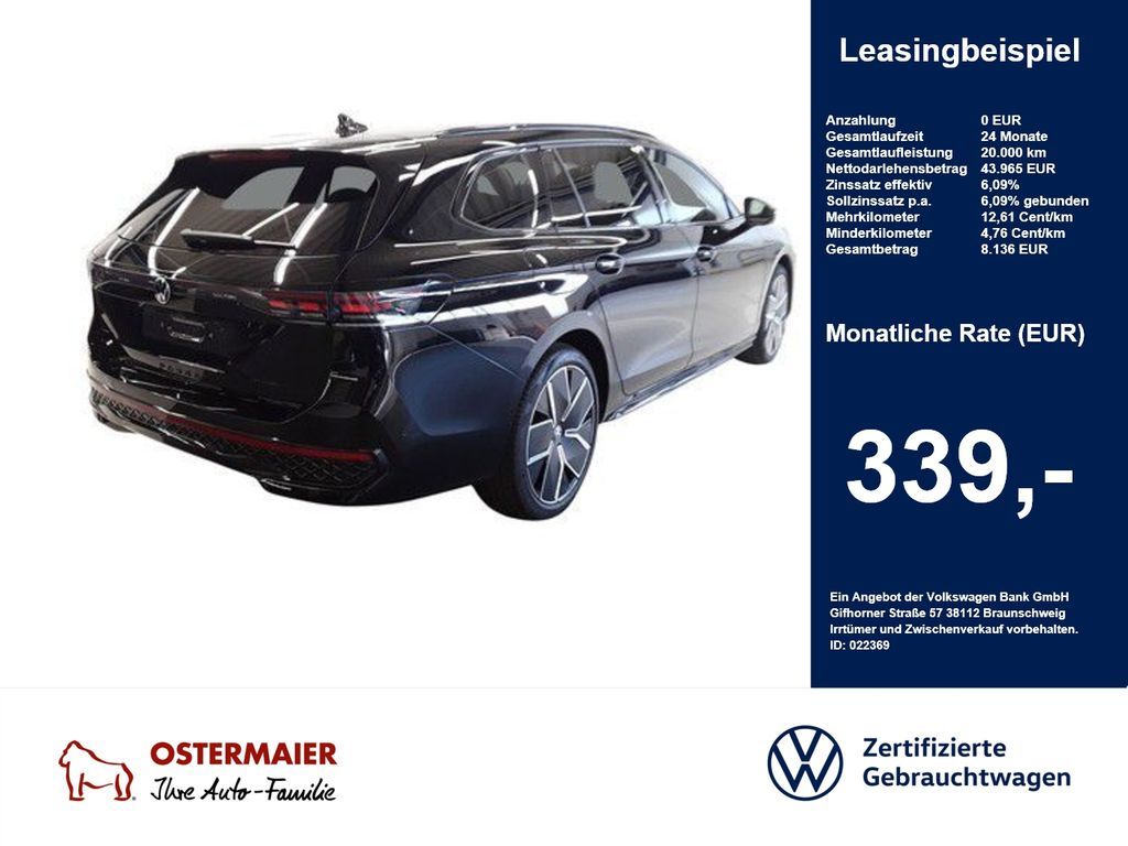 Volkswagen Passat Variant R-LINE 1.5TSI eHYBRID 272PS.DSG.M Leasing