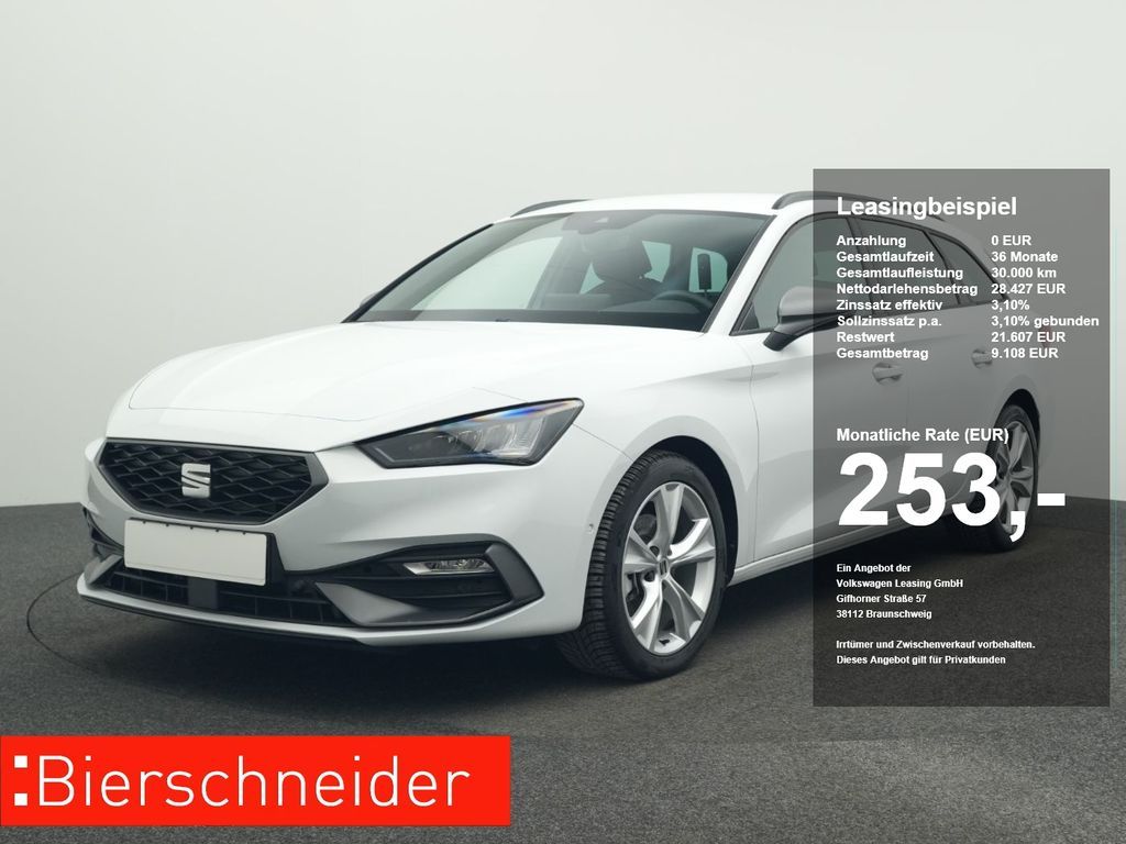 Seat Leon SP 1.5 eTSI DSG FR LED NAVI ACC SIDEASS PAR Leasing