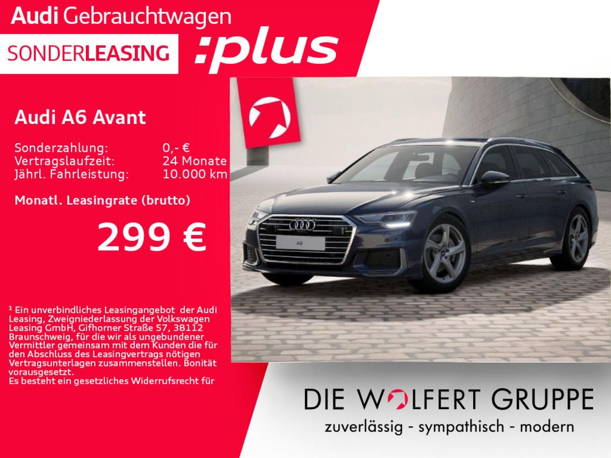 Audi A6 Avant S line 45 TFSI S tronic ACC*AHK*360° Leasing