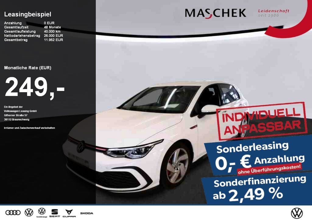 Volkswagen Golf GTI *Sonderleasing* 2.0 TSI DSG Navi ACC Si Leasing