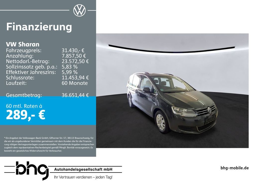 Volkswagen Sharan 1.4 TSI Comfortline Leasing