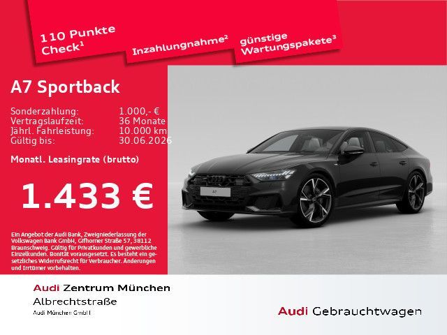 Audi A7 Sportback 55 TFSI qu. S tronic S line Pano/AC Leasing
