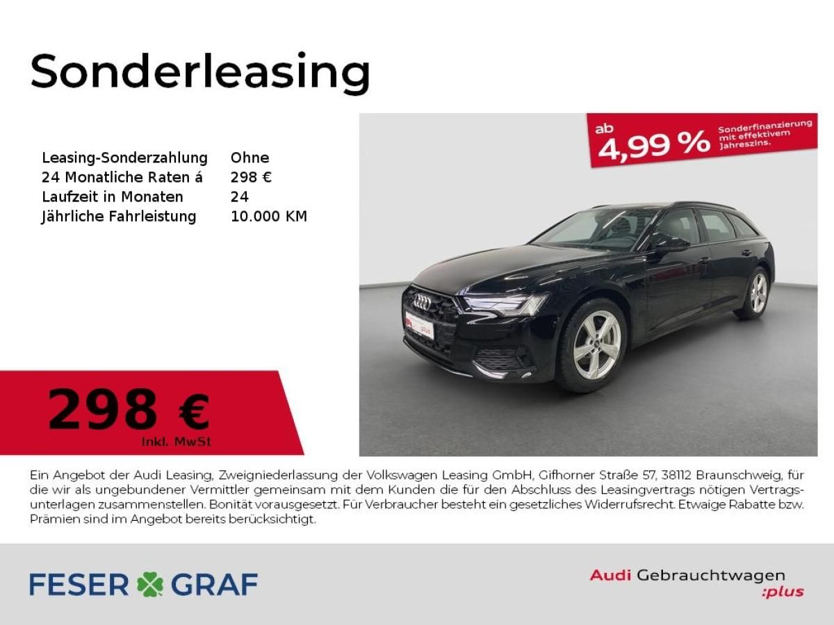 Audi A6 Avant advanced 45 TFSI AHK Matrix RFK ACC Leasing