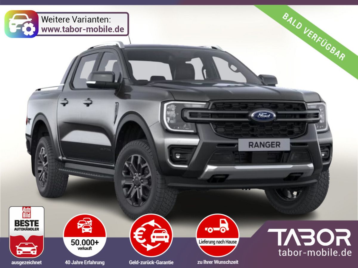 Ford Ford Ranger DoKa Wildtrak AHK ACC LED SHZ Nav Kam 18Z Leasing
