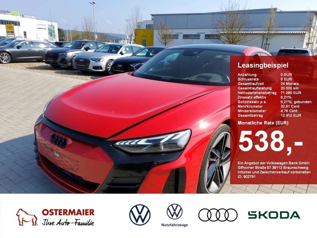 Audi e-tron GT RS BLACK 598PS QUATTRO WÄRMEPUMPE.KAME Leasing