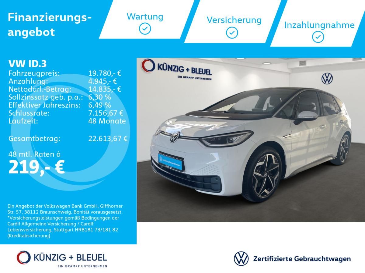 Volkswagen ID.3 Pure Performance Style +WÄRMEPUMPE+KAMERA+ Leasing