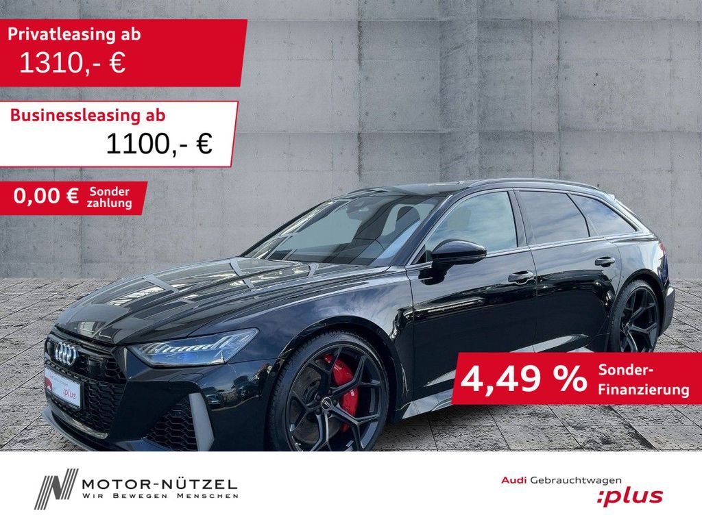 Audi RS6 Avant performance MATRIX+NAV+HuD+B&O+TV+360° Leasing