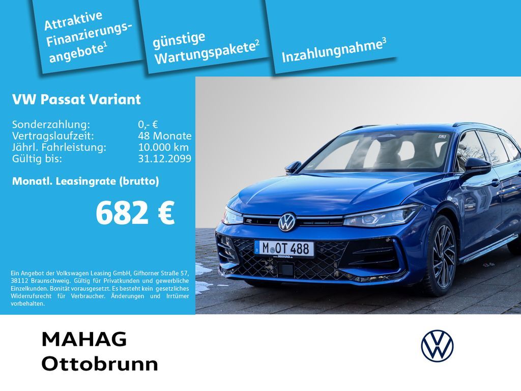 Volkswagen Passat Variant 2.0 TSI 4MOT R-Line BlackStyle AH Leasing