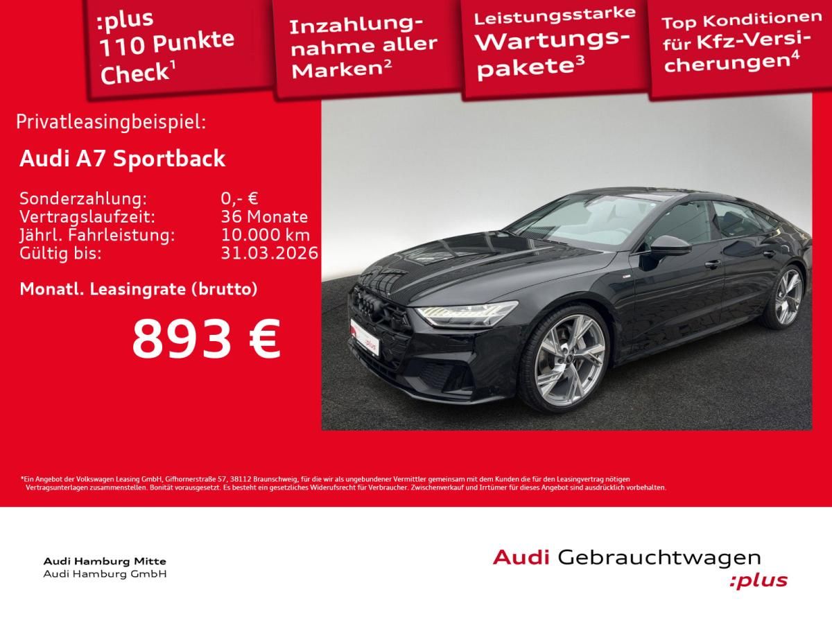 Audi A7 Sportback 50 TDI quattro tiptr. S line Pano Matrix Leasing