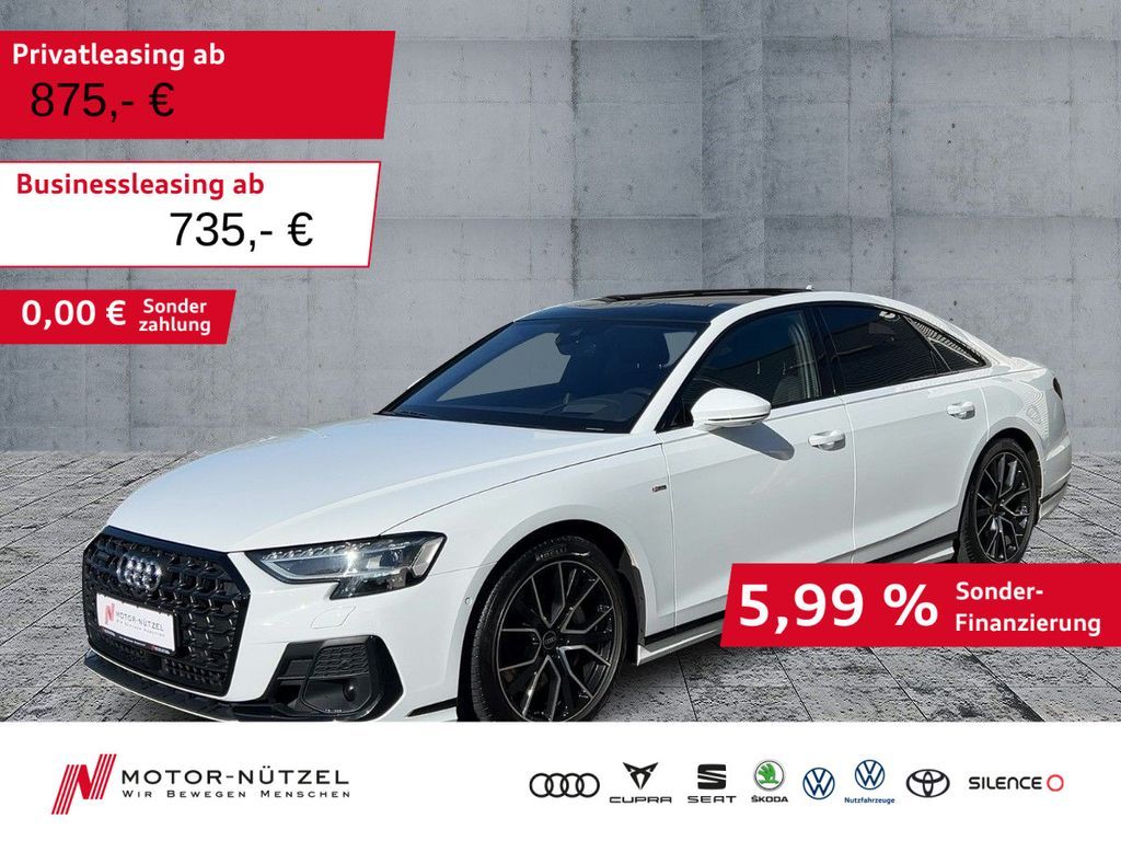 Audi A8 55 TFSI QU S-LINE 5JG+MATRIX+NAV+AIR+PANO+B&O Leasing