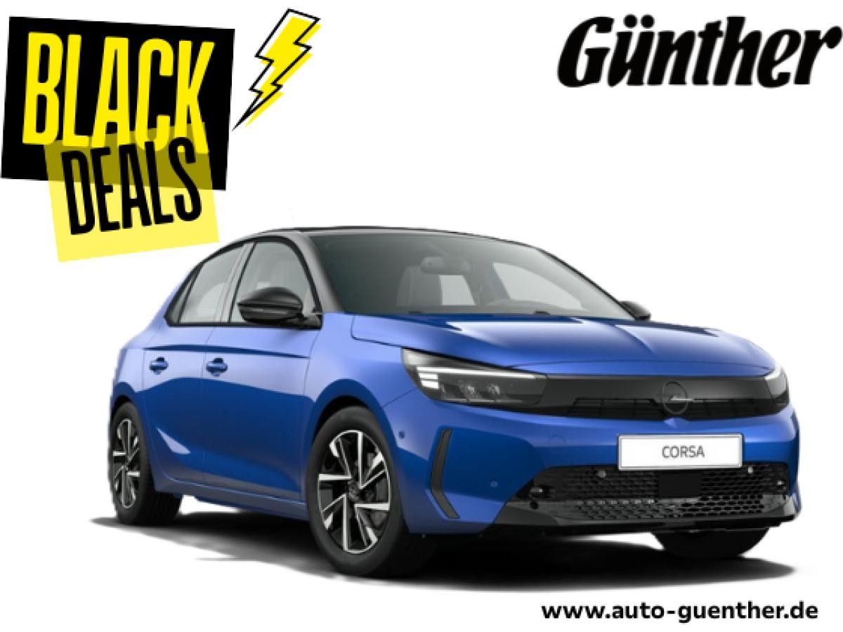 Opel Corsa 🖤BLACK DEAL🖤 Edition 🎯 | Schalter | 1.2 DIT, 74 kW (100 PS) | Parkpilot hinten | Multimedia Leasing