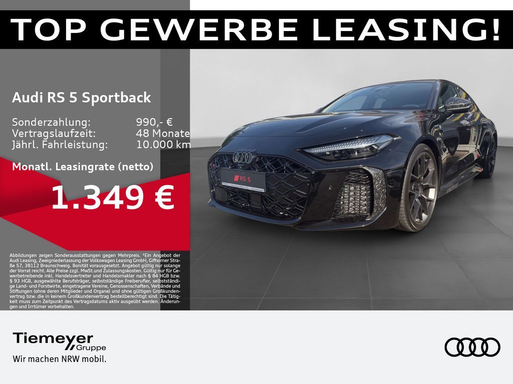 Audi RS5 Limo TFSIe Q PANO MATRIX BuO BF-DISPLAY Leasing