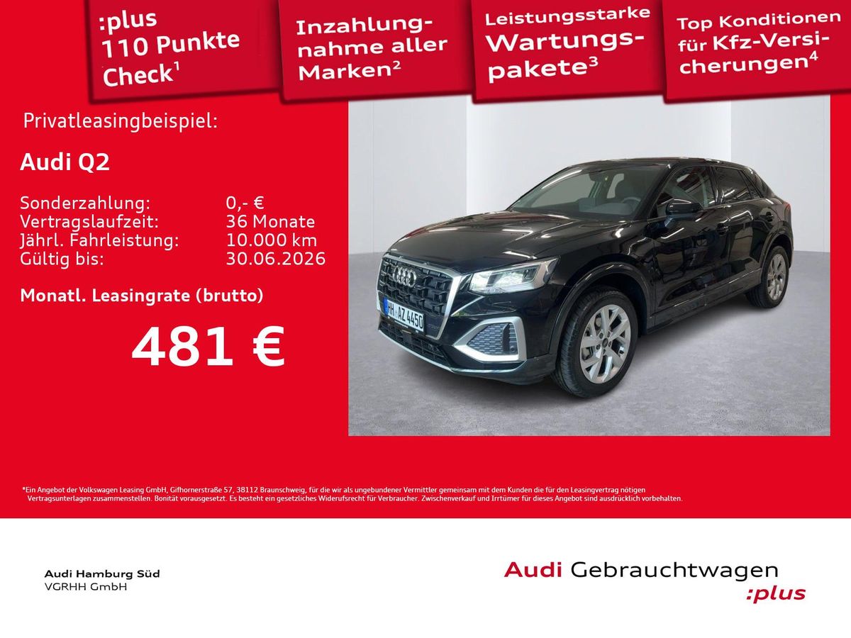 Audi Q2 35 TFSI advanced S tronic SPORTSITZE/KAMERA Leasing