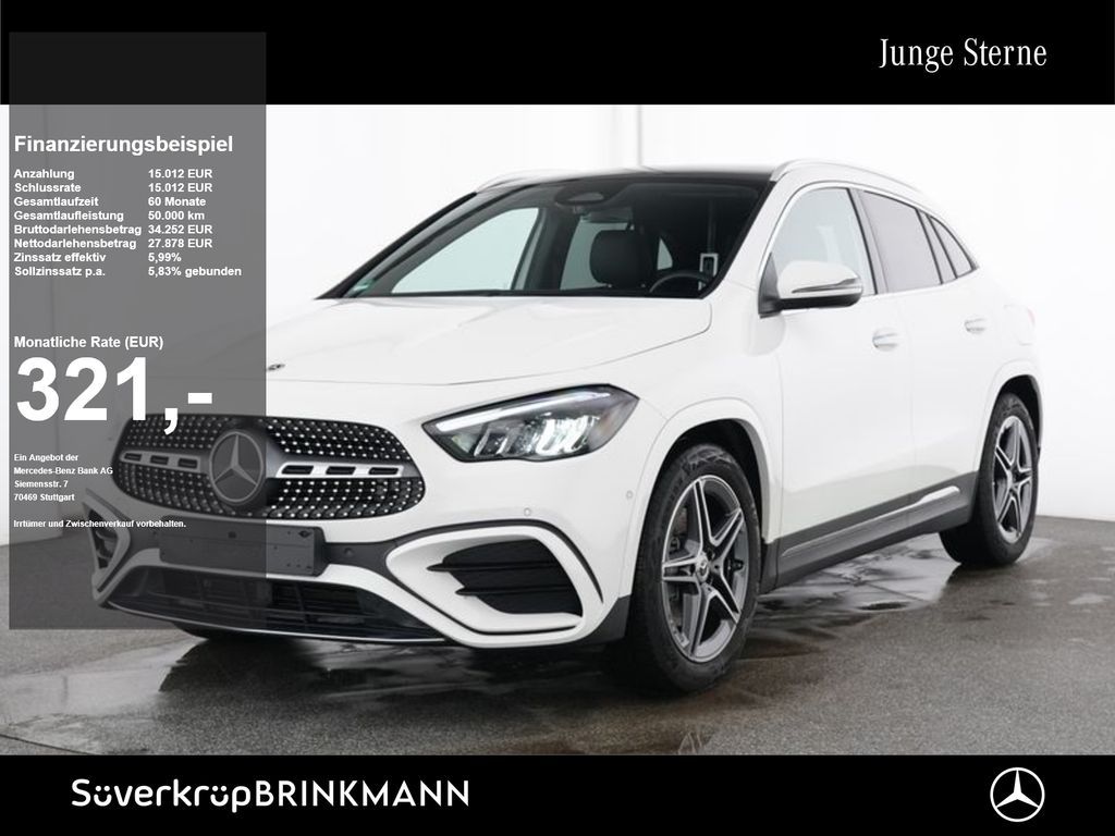 Mercedes-Benz GLA 220 4M AMG AHK KAMERA PANO SPUR PDC SHD SHZ Leasing
