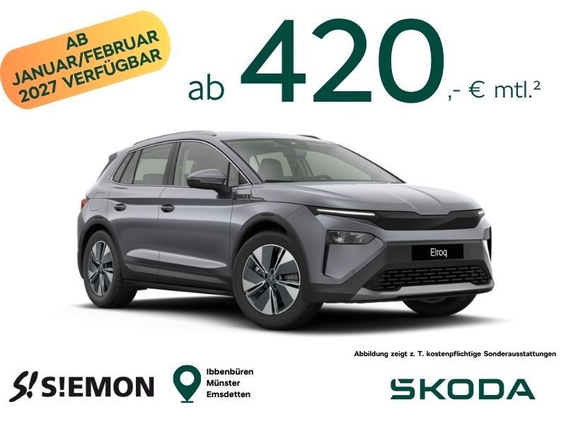 Skoda Elroq 85 Clever AHK Gepäcknetz Privat Leasing