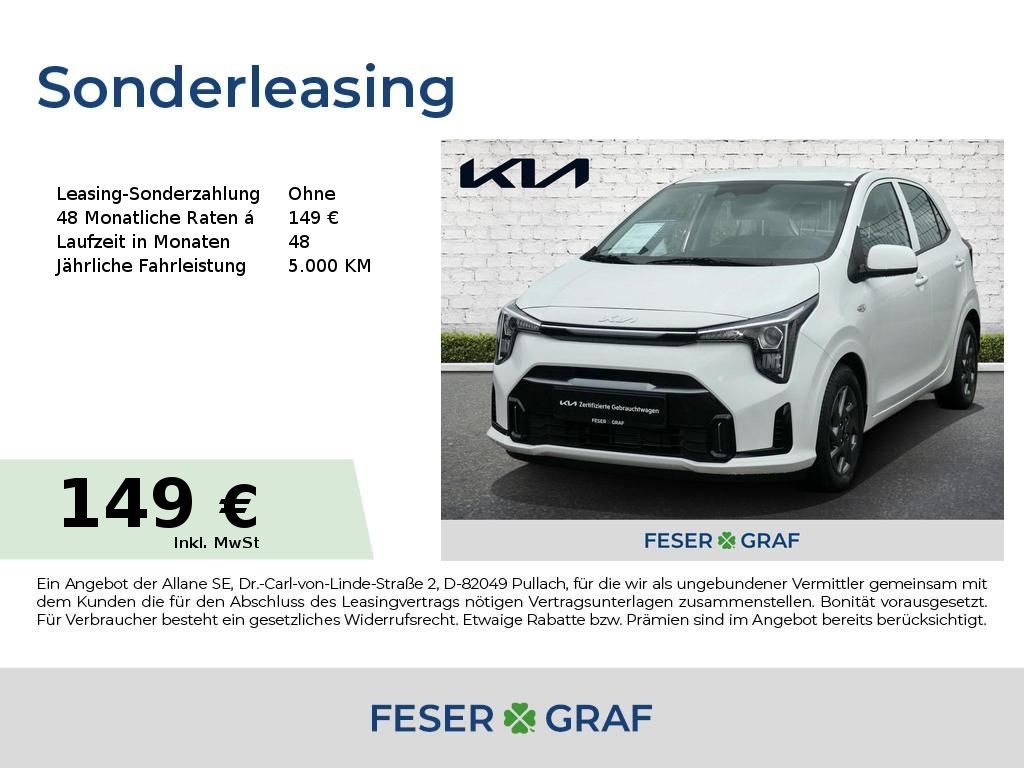 Kia Picanto PE2 1.0 GDI VISION Navi PDC Tempomat Leasing