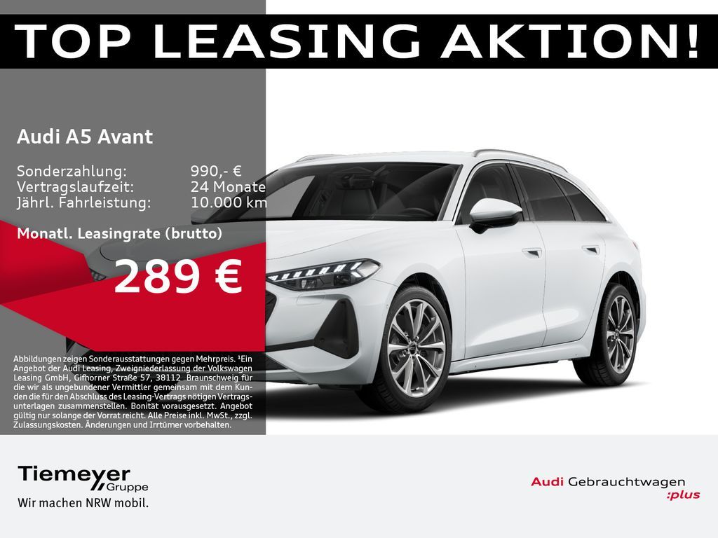 Audi A5 Avant TDI BuO HuD KAMERA LEDER eSITZE Leasing