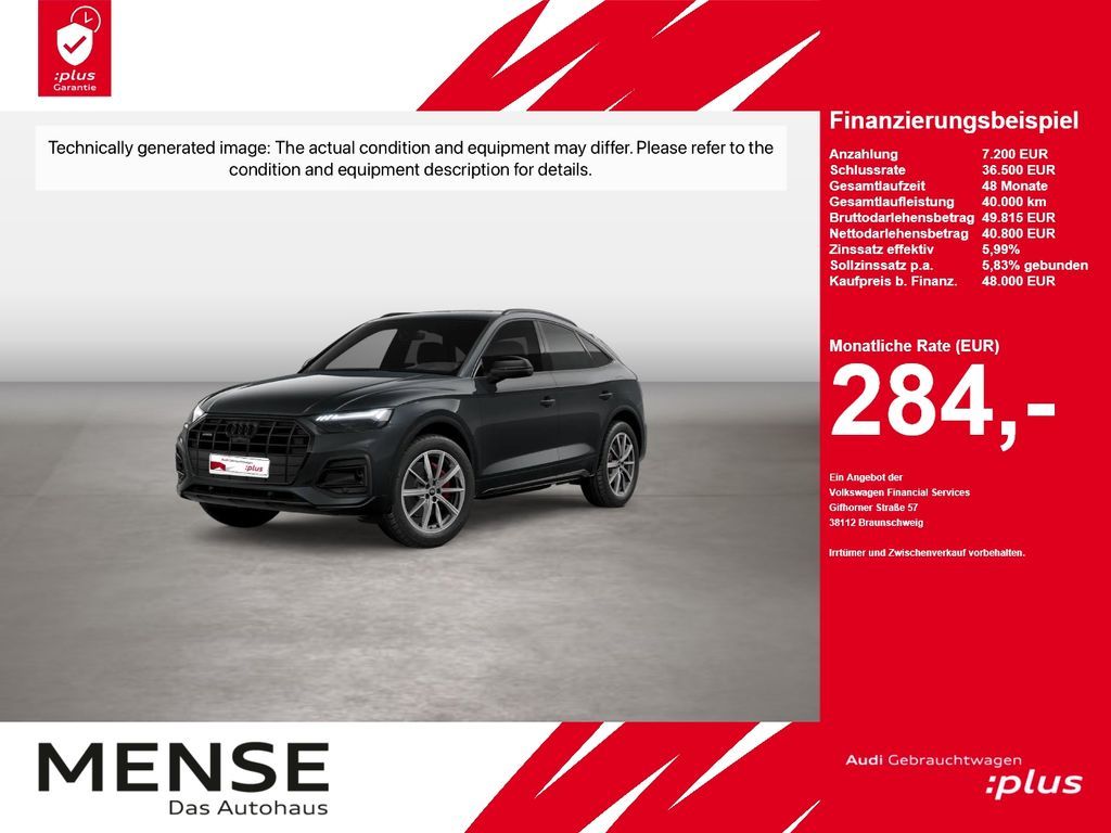 Audi Q5 Sportback 50 TFSI e quattro S tronic advanced Leasing