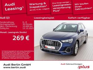 Audi Q3 S line 35 TDI S tr. RFK NAVI VIRTUAL LED - Leasing